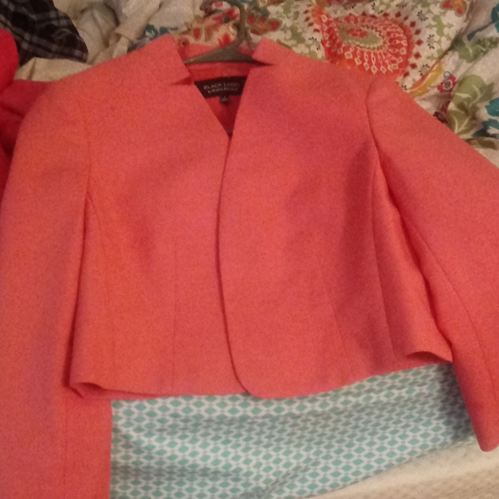 A pink jacket